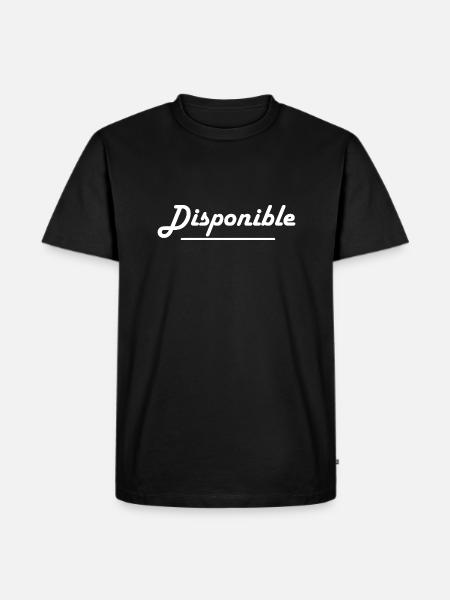Disponible - T-shirt Premium bio Homme - noir
