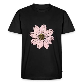 Fleur Rose Fleur Rose Fleurs Rose Fleurs Rose - T-shirt Premium bio Homme - noir - Devant - Nico (187cm)