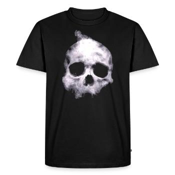 skull - Men's Premium Organic T-Shirt - black - Front - Nico (187cm)