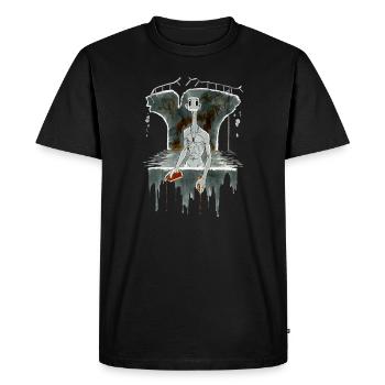 Tag man - Men's Premium Organic T-Shirt - black - Front - Nico (187cm)