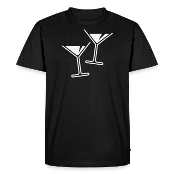 XSommerliche Grüße (Blanc) - T-shirt Premium bio Homme - noir - Devant - Nico (187cm)