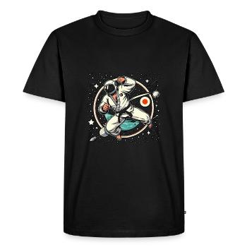 Judo - T-shirt Premium bio Homme - noir - Devant - Nico (187cm)