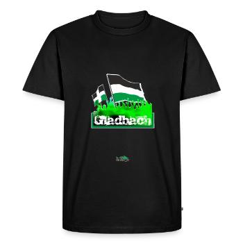 Mönchengladbach - T-shirt Premium bio Homme - noir - Devant - Nico (187cm)