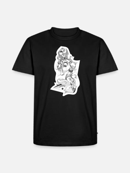 Crowd - Men's Premium Organic T-Shirt - black