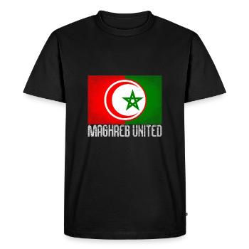 Maghreb United - Men's Premium Organic T-Shirt - black - Front - Nico (187cm)