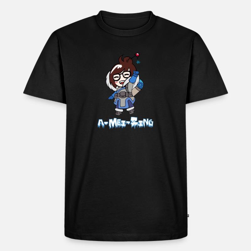 A-Mei Zing - Männer Premium Bio T-Shirt - Schwarz