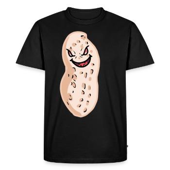 Halloween Peanut Peanuts - Men's Premium Organic T-Shirt - black - Front - Nico (187cm)