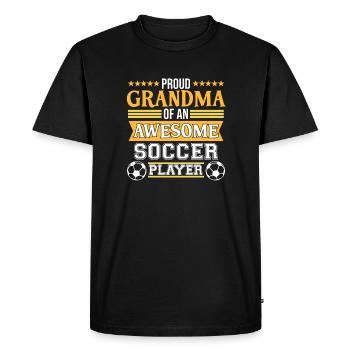 Football player clothing Football clothing for boys - Men's Premium Organic T-Shirt - black - Front - Nico (187cm)