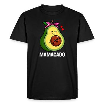 Mamacado Avocado Guacamole Lovers Avocados - Men's Premium Organic T-Shirt - black - Front - Nico (187cm)