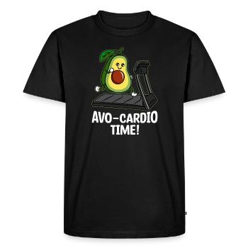 Vêtements d’avocat pour hommes Vêtements d’avocat pour hommes - T-shirt Premium bio Homme - noir - Devant - Nico (187cm)
