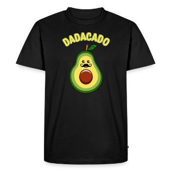 Dadacado Avocado Guacamole Lover Avocados - Men's Premium Organic T-Shirt - black - Front - Nico (187cm)