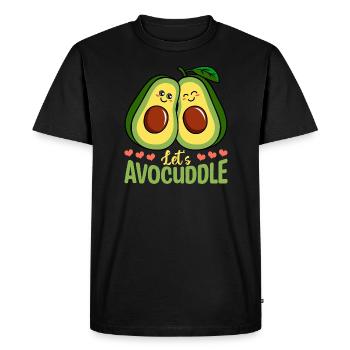 Avocuddle Guacamole Avocado Lovers Avocats - T-shirt Premium bio Homme - noir - Devant - Nico (187cm)
