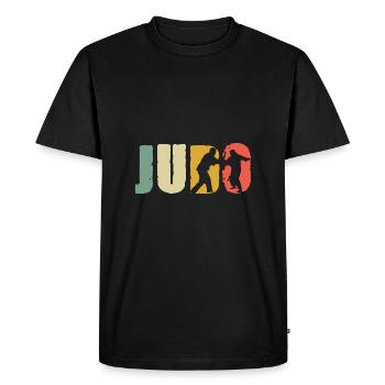 Judo - T-shirt Premium bio Homme - noir - Devant - Nico (187cm)