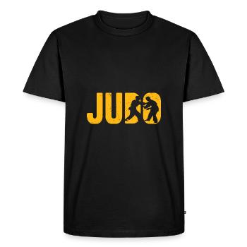 Judo - T-shirt Premium bio Homme - noir - Devant - Nico (187cm)