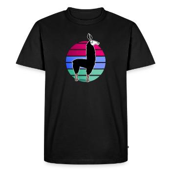 Appelez quatre-vingts - T-shirt Premium bio Homme - noir - Devant - Nico (187cm)