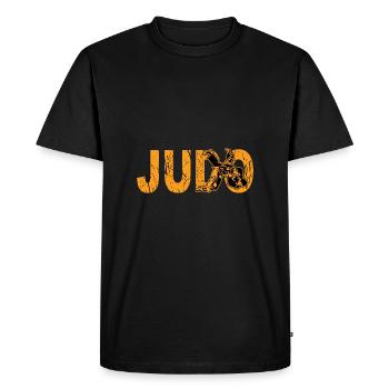 Judo - T-shirt Premium bio Homme - noir - Devant - Nico (187cm)