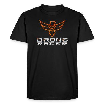 Drone Drones Drone Flight Drone Pilot - T-shirt Premium bio Homme - noir - Devant - Nico (187cm)