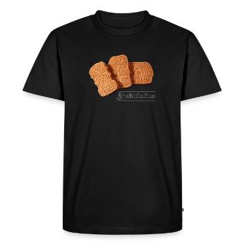 Spekulatius Christmas Bag Classic - Men's Premium Organic T-Shirt - black - Front - Nico (187cm)