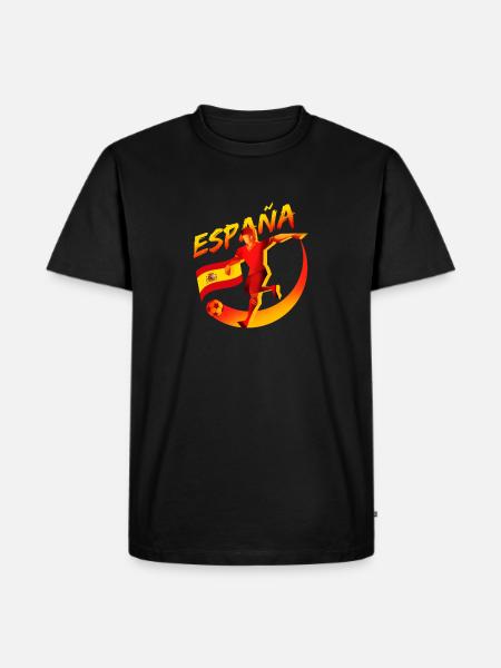 ESPANA - SOCCER SHIRT - Men's Premium Organic T-Shirt - black