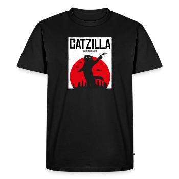 Catzilla Cats Cats Hangover Kitten Gift - T-shirt Premium bio Homme - noir - Devant - Nico (187cm)