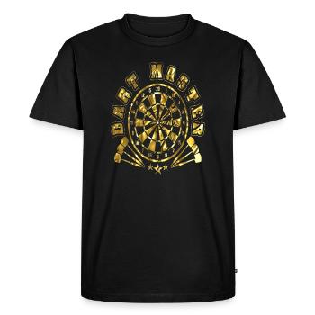Dart Arrow Darts - Men's Premium Organic T-Shirt - black - Front - Nico (187cm)
