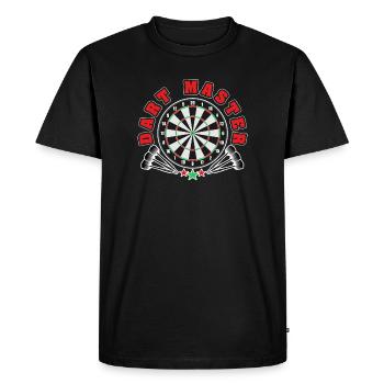 Fléchettes Fléchettes fléchettes - T-shirt Premium bio Homme - noir - Devant - Nico (187cm)
