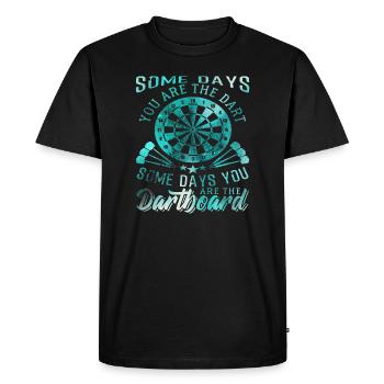 Fléchettes Fléchettes fléchettes - T-shirt Premium bio Homme - noir - Devant - Nico (187cm)