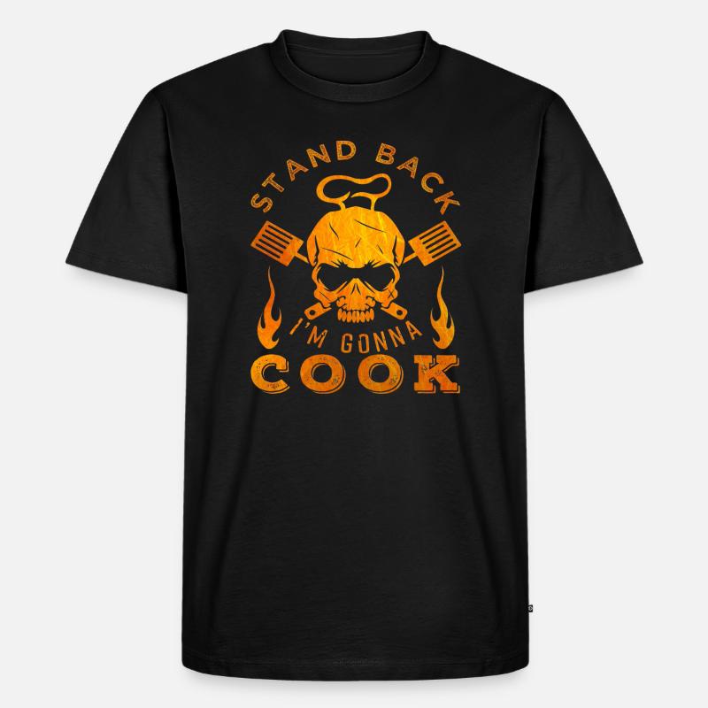 Kochen - Männer Premium Bio T-Shirt - Schwarz