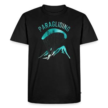 Paragliding - T-shirt Premium bio Homme - noir - Devant - Nico (187cm)