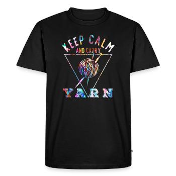 Tricot - T-shirt Premium bio Homme - noir - Devant - Nico (187cm)