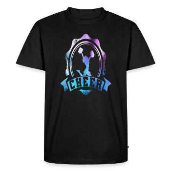 Cheerleader - Men's Premium Organic T-Shirt - black - Front - Nico (187cm)