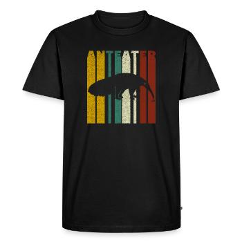 Fourmilière - T-shirt Premium bio Homme - noir - Devant - Nico (187cm)