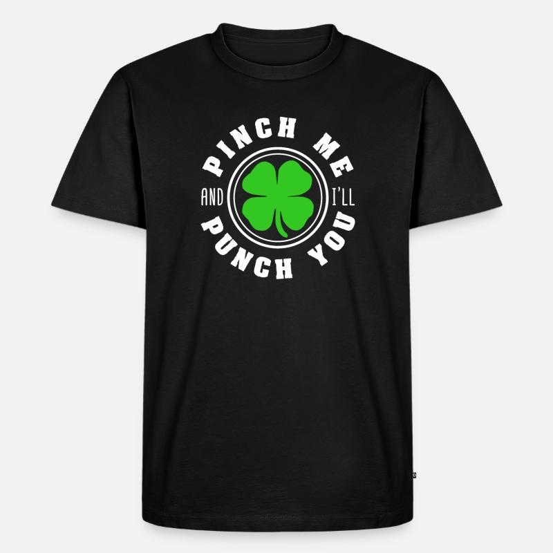St Patricks Day - Männer Premium Bio T-Shirt - Schwarz