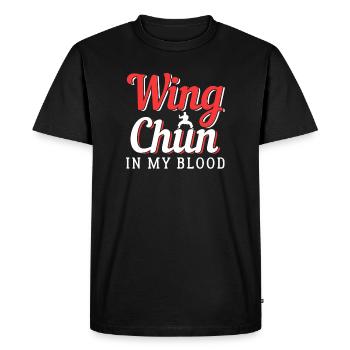 Wing Chun - T-shirt Premium bio Homme - noir - Devant - Nico (187cm)