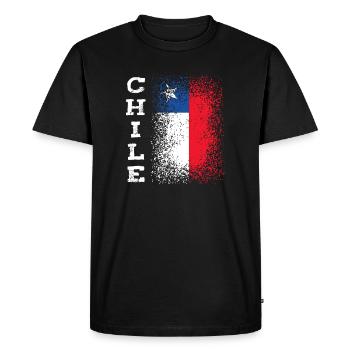 Chili - T-shirt Premium bio Homme - noir - Devant - Nico (187cm)