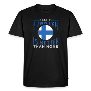 Finlande - T-shirt Premium bio Homme - noir - Devant - Nico (187cm)