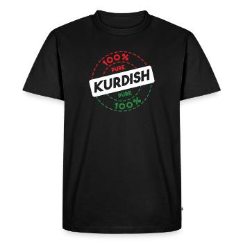 Kurdistan - T-shirt Premium bio Homme - noir - Devant - Nico (187cm)