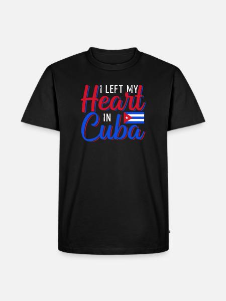 Cuba - Men's Premium Organic T-Shirt - black