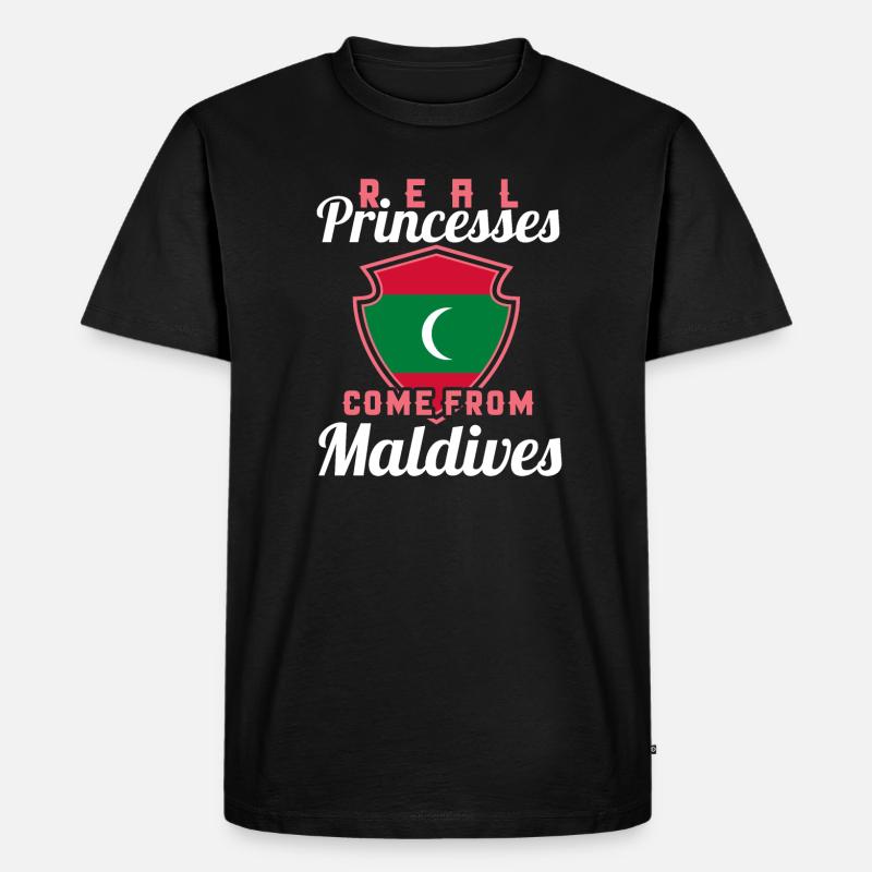 Malediven - Männer Premium Bio T-Shirt - Schwarz
