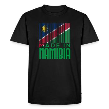 Namibie - T-shirt Premium bio Homme - noir - Devant - Nico (187cm)