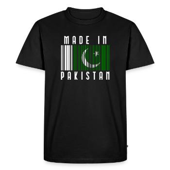 Pakistan - T-shirt Premium bio Homme - noir - Devant - Nico (187cm)