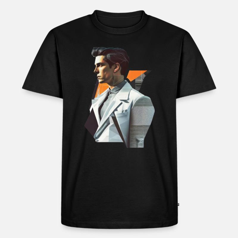 redbubble Retro Flash No19 - Männer Premium Bio T-Shirt - Schwarz