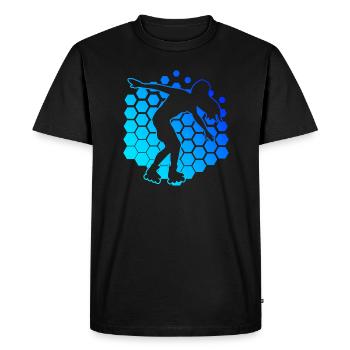 Patins à roulettes pour hommes Patins à roulettes Patinage à roulettes - T-shirt Premium bio Homme - noir - Devant - Nico (187cm)