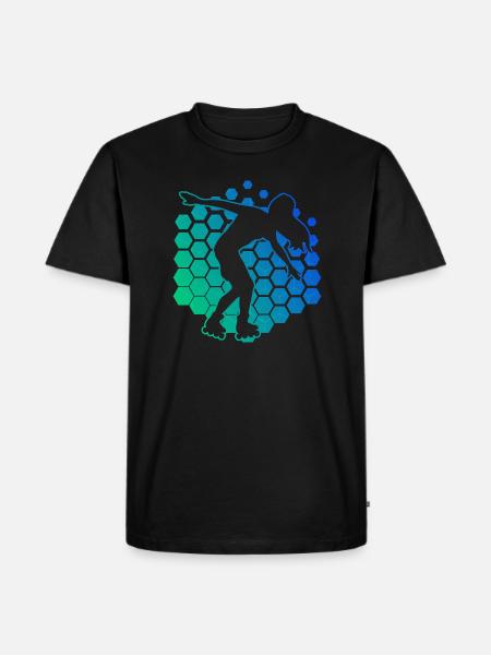Rollerskate Damen Rollerskaten Rollschuh - Männer Premium Bio T-Shirt - Schwarz