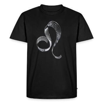 Zodiac Leo Chrome - T-shirt Premium bio Homme - noir - Devant - Nico (187cm)
