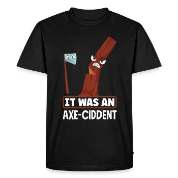 Hache Hache Lancer Hache Hache Lancer Hache Lancer Lancer - T-shirt Premium bio Homme - noir - Devant - Nico (187cm)