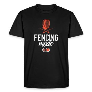 Fechter Fencing Fechtsport Fencer Fechten - Men's Premium Organic T-Shirt - black - Front - Nico (187cm)