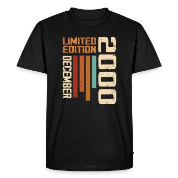 December 2000 - 2000 December - Men's Premium Organic T-Shirt - black - Front - Nico (187cm)