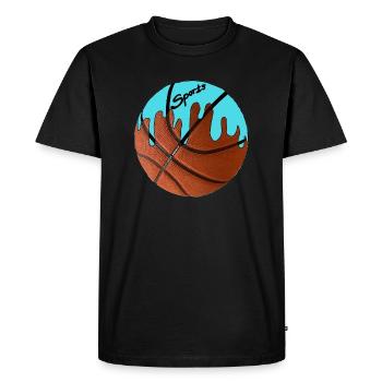 Des sports - T-shirt Premium bio Homme - noir - Devant - Nico (187cm)
