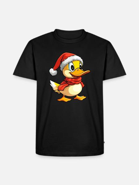 Christmas Ducks - Men's Premium Organic T-Shirt - black